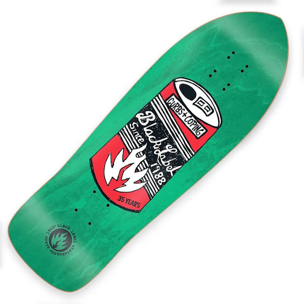 Black Label Skateboards 35 Years Can (Riky Shape) Skateboard Deck 10.25'' 1 Black Label Skateboards 35 Years Can (Riky Shape) Skateboard Deck 10.25''