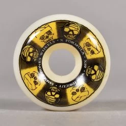 Bones Wheels Black & Gold X99 X-Formula Wide Cut Skateboard Wheels 54mm