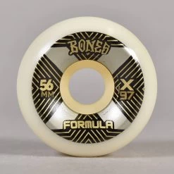 Bones Wheels Xcell 97A X-Formula V6 Wide Cut Skateboard Wheels 56mm