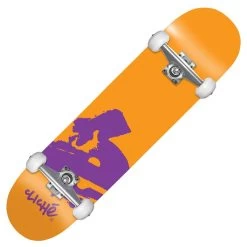 Cliche Skateboards Europe Orange Complete Skateboard 7.875" X 31.7"