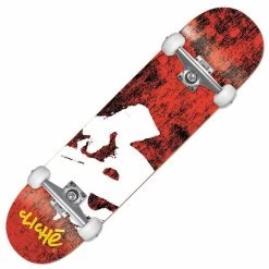 Cliche Skateboards Europe Red Complete Skateboard 7.75" X 31.2"