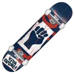 Cliche Skateboards Viva La Cliche (Blue/Red) FP Complete Skateboard - 7.75'' X 31.1''