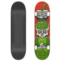 Cruzade Skateboards Skull Swirl Complete Skateboard 8.0"