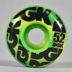 DGK Swirl Formula (Green) Skateboard Wheels 52mm