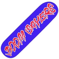 Doomsayers Club Ghost Ride Letters Skateboard Deck 8.25''