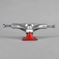 Enuff Skateboards Decade Pro Satin (Natural/Red) 139mm 5.5 Skateboard Trucks - 8.0'' -Pro skate shop enuff skateboards decade pro satin natural red 139mm 5 5 skateboard trucks 8 0 p50030 130525 image