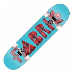 Fabric Skateboards Tartan Cabaret (Blue) Complete Skateboard 7.9''