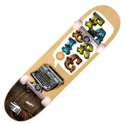 Fabric Skateboards Typewriter Head Natural Complete Skateboard - 7.9''