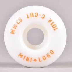 Mini-Logo Skateboards C-Cut 2 101A (White) Skateboard Wheels 53mm