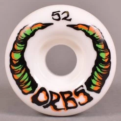 Orbs Wheels Orbs Apparitions (White) Skateboard Wheels 52mm