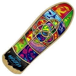 Santa Cruz Skateboards Hosoi Irie Eye Reissue Natural Stain Skateboard Deck 9.95"