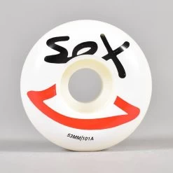 Sex Skateboards Sex 101A (White) Skateboard Wheels 53mm