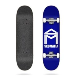Sk8mafia House Logo (Blue) Complete Skateboard - 7.87" X 31.6"