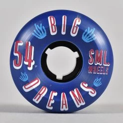 SML Wheels Blue Dreams Succulent 92A V-Cut Cruiser Skateboard Wheels 54mm