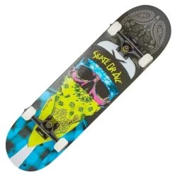 Speed Demons Mob (Blue/Yellow) Complete Skateboard - 7.75'' X 31''