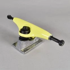 Tensor Trucks Alloys (Safety Yellow/Raw) 5.25 Skateboard Trucks - 8.0'' -Pro skate shop tensor trucks alloys safety yellow raw 5 25 skateboard trucks 8 0 p58370 134431 image
