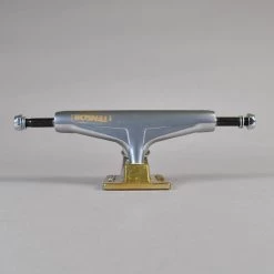 Tensor Trucks Aluminum Stencil Mirror (Raw/Gold Fade) 5.25 Skateboard Trucks - 8.0''