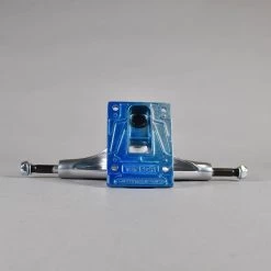 Tensor Trucks Aluminum Stencil Mirror (Raw/Light Blue Fade) 5.5 Skateboard Trucks - 8.25'' -Pro skate shop tensor trucks aluminum stencil mirror raw light blue fade 5 5 skateboard trucks 8 25 p57744 134454 image